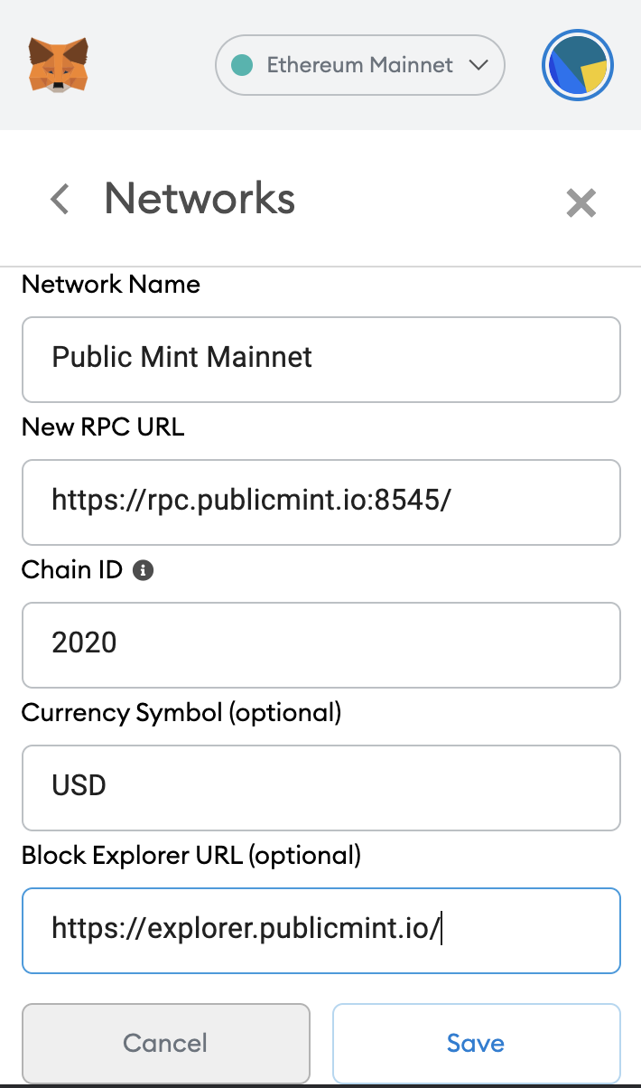 Ethereum Mainnet Explorer